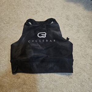 CycleBar Black Crop Top